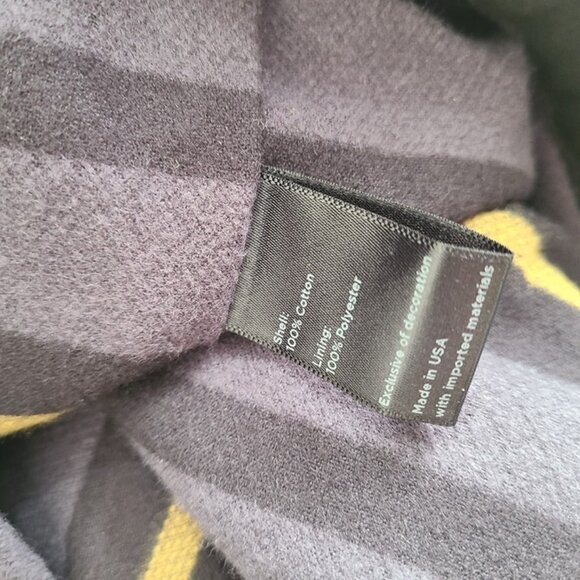 Flint And Tinder Mens XL Flannel Lined Waxed Trucker Jacket Green Workwear - Picture 8 of 9